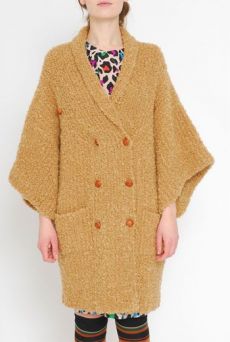 AW1112 BOUCLE KNIT COAT - VARIOUS